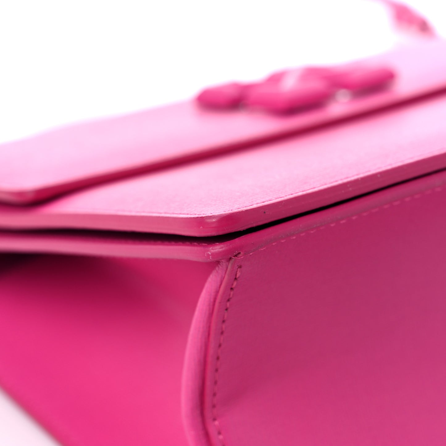 Calfskin Jitney Bag Fuchsia