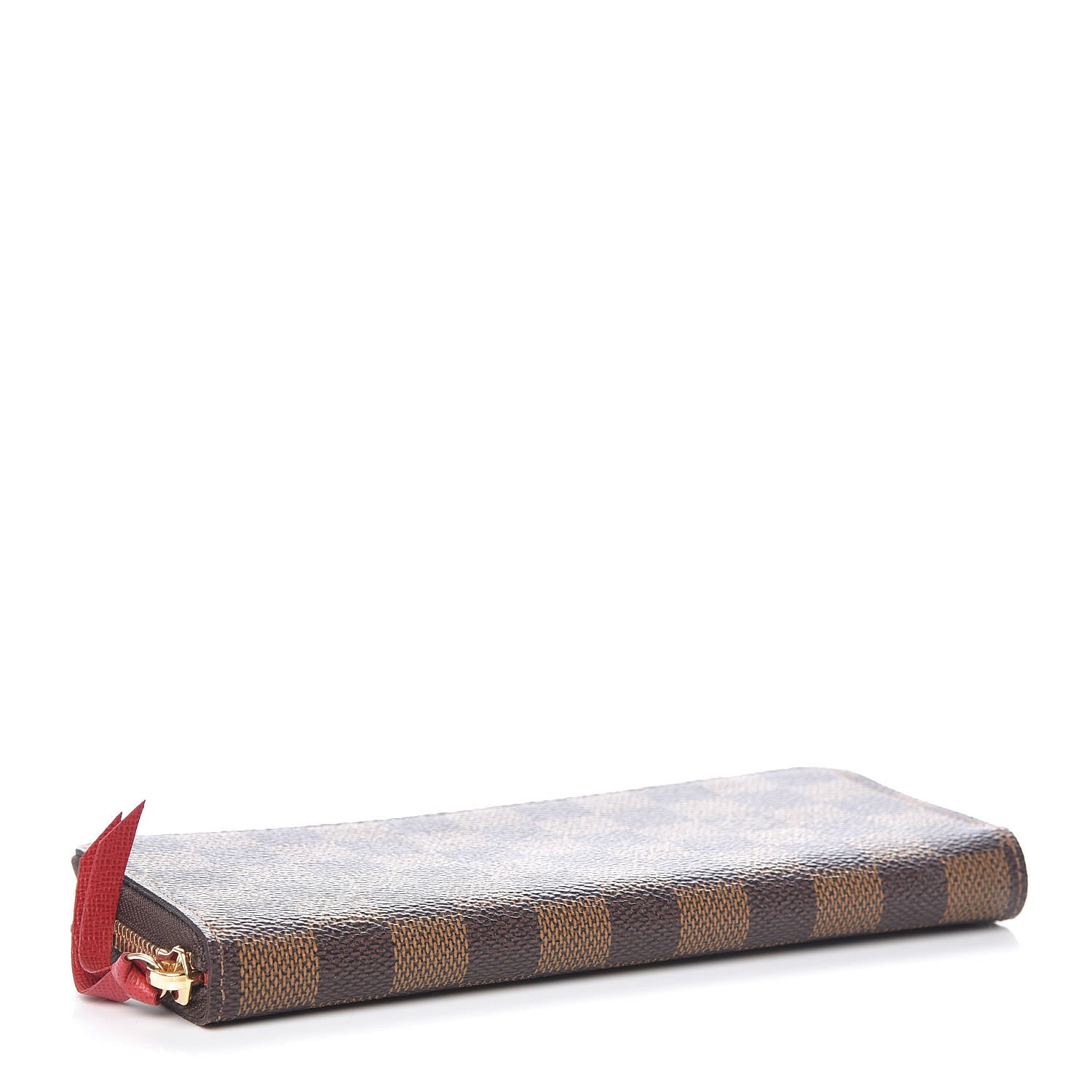 Louis Vuitton Damier Ebene Clemence Wallet Cherry 4 of 8