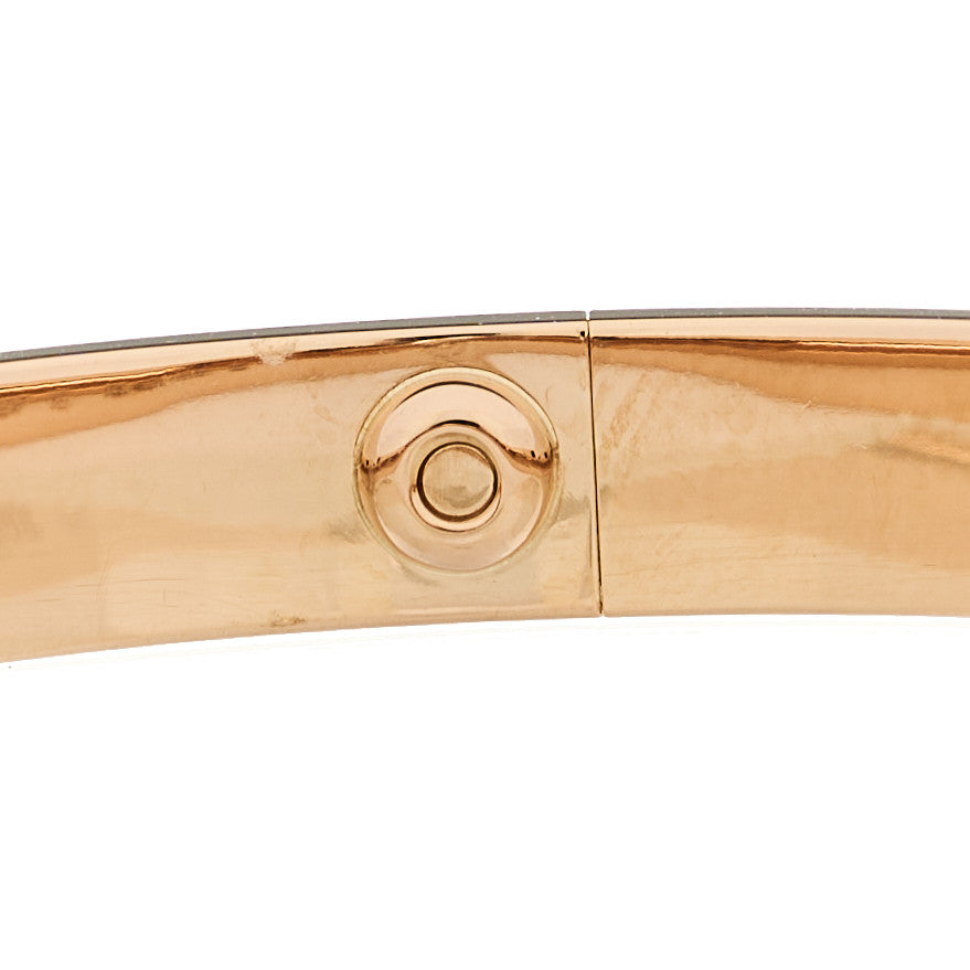 18k Pink Gold Love Bracelet 16
