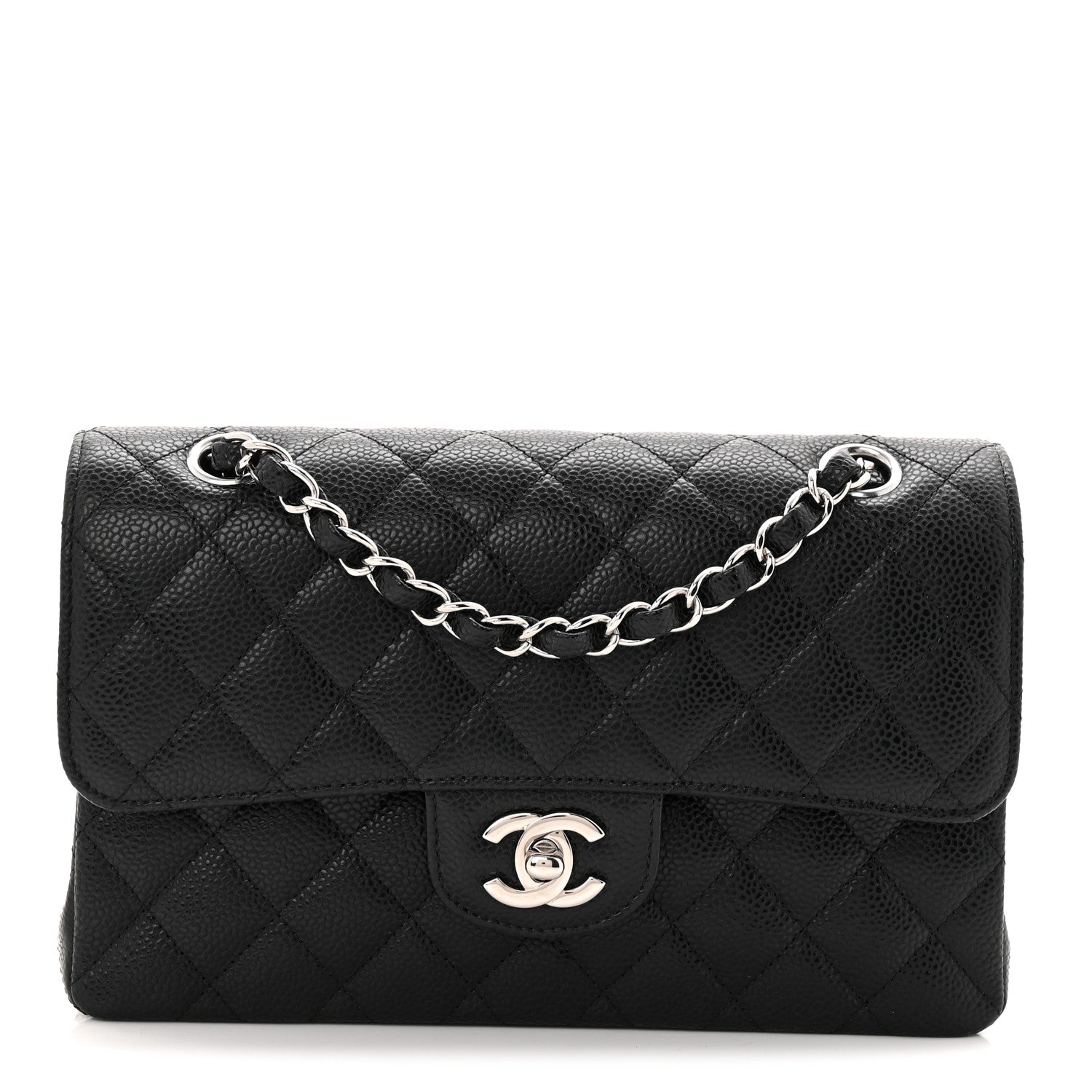 Chanel Caviar Quilted Small Double Flap Black 1 of 9