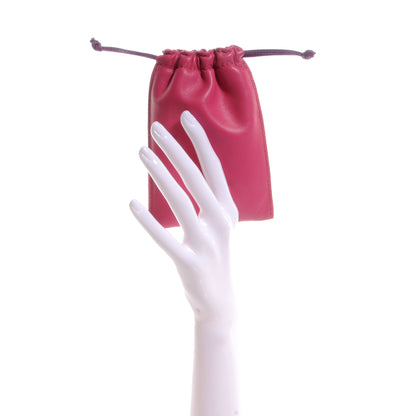 Hermes Lambskin Pilo Pouch PM Rose Shocking and Violet 2 of 7
