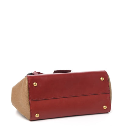 Fendi Cuoio Suede Silvana Bag Cammello Rosso Black Cuoio 5 of 12