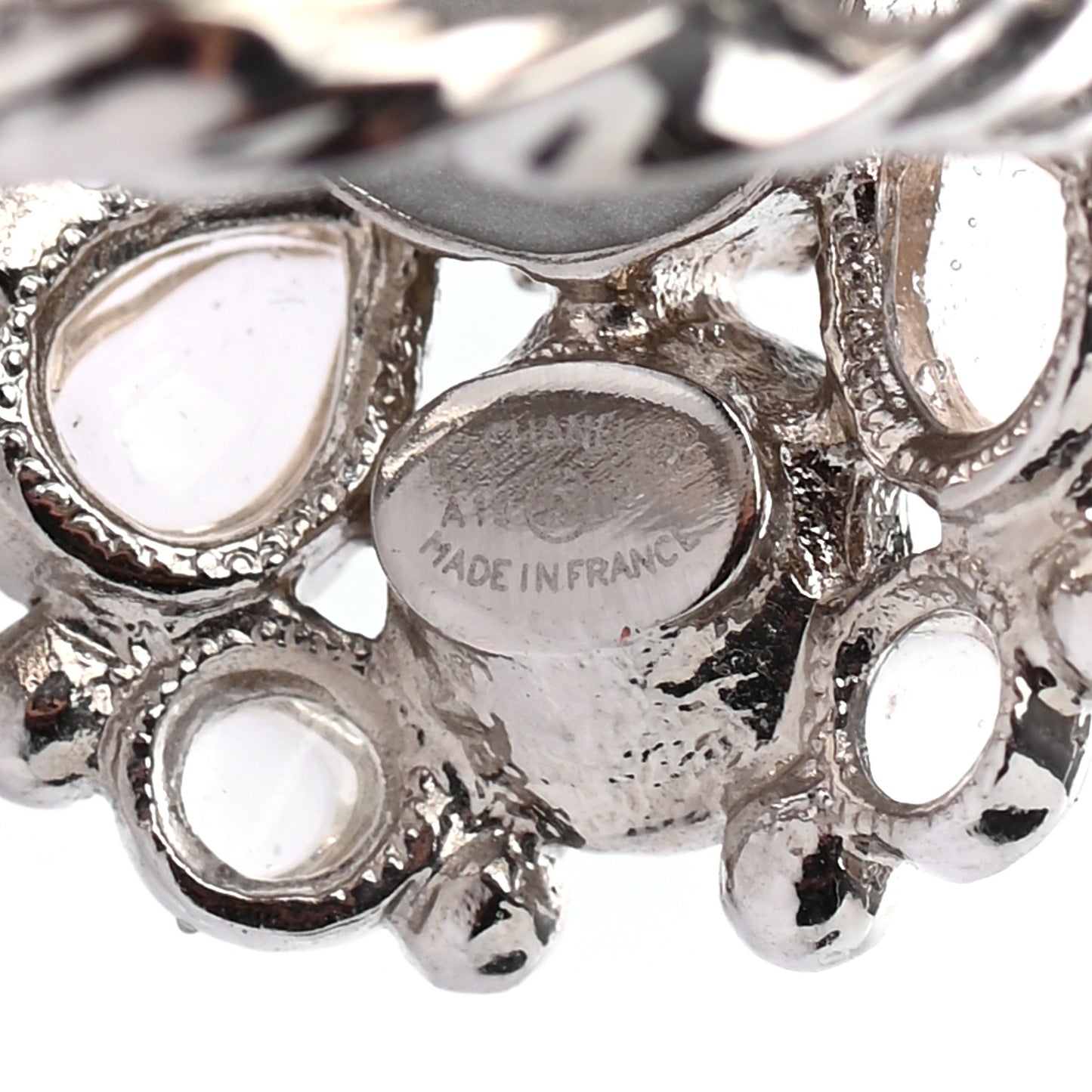 Crystal CC Ring 6 Silver