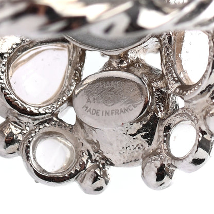 Chanel Crystal CC Ring 6 Silver 4 of 4