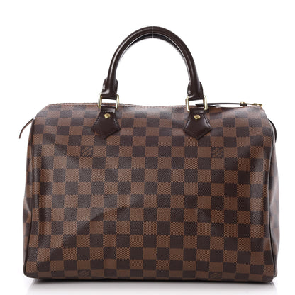 Louis Vuitton Damier Ebene Speedy 30 1 of 9
