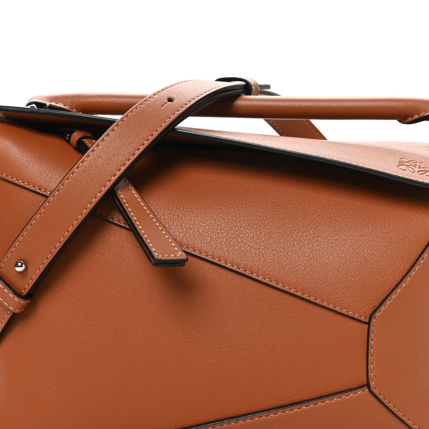 Loewe Calfskin Small Puzzle Bag Tan 7 of 9