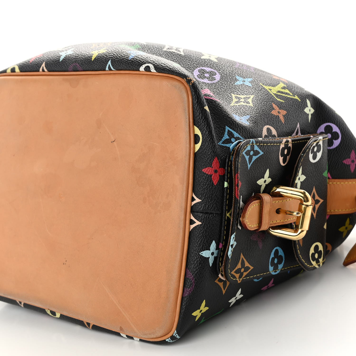 Louis Vuitton Monogram Multicolor Petit Noe Black 8 of 8