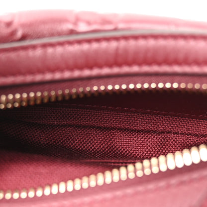 Gucci GG Calfskin Embossed Emblem Mini Shoulder Bag Rosso Ancora 5 of 10
