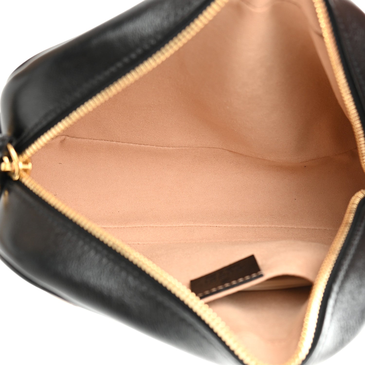 Gucci Monogram Matelasse Diagonal Small GG Marmont Chain Shoulder Bag Beige Black 5 of 14