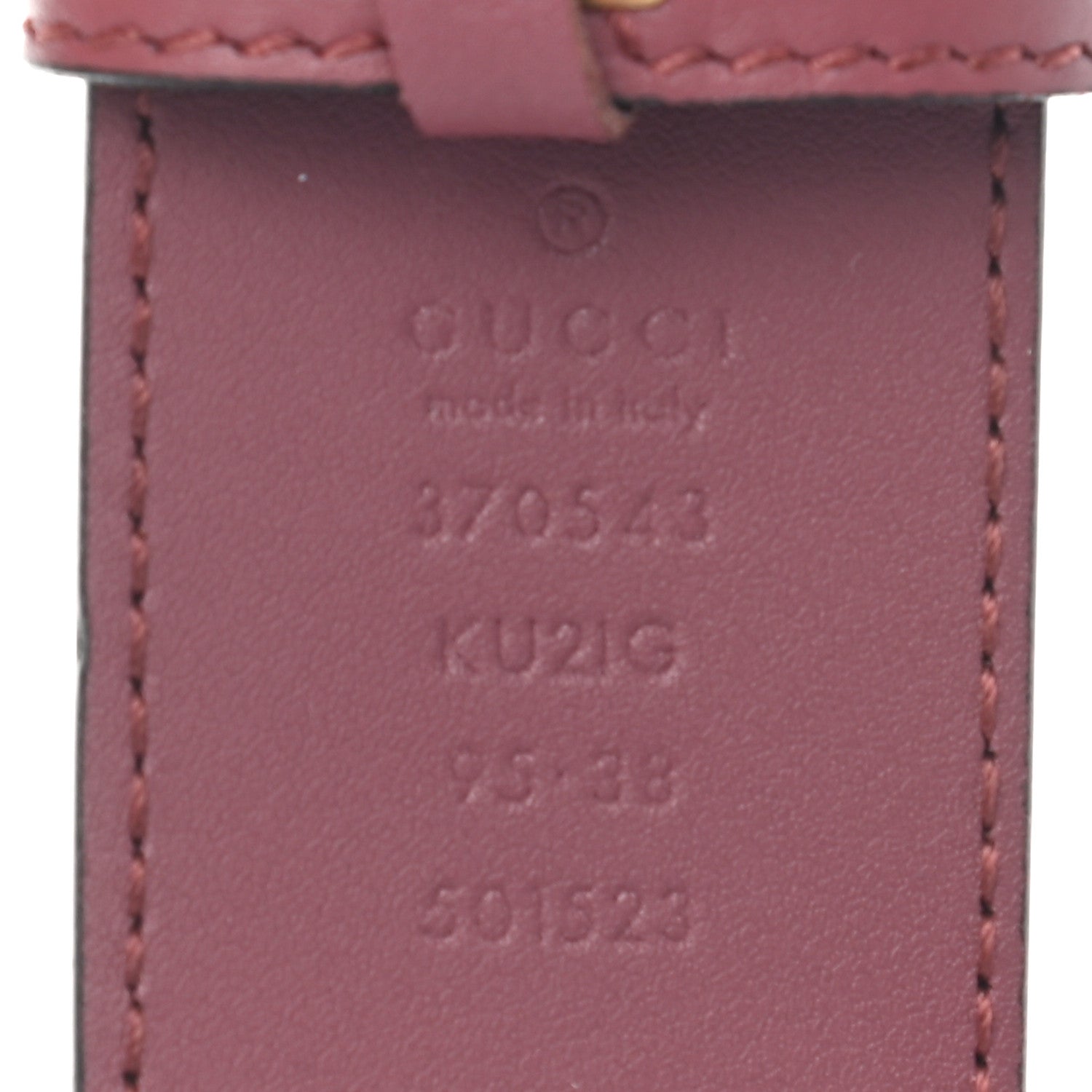 Gucci GG Supreme Monogram Blooms Moon Calfskin Interlocking G 37mm Belt 95 38 Beige Ebony Multicolor Dry Rose 3 of 5