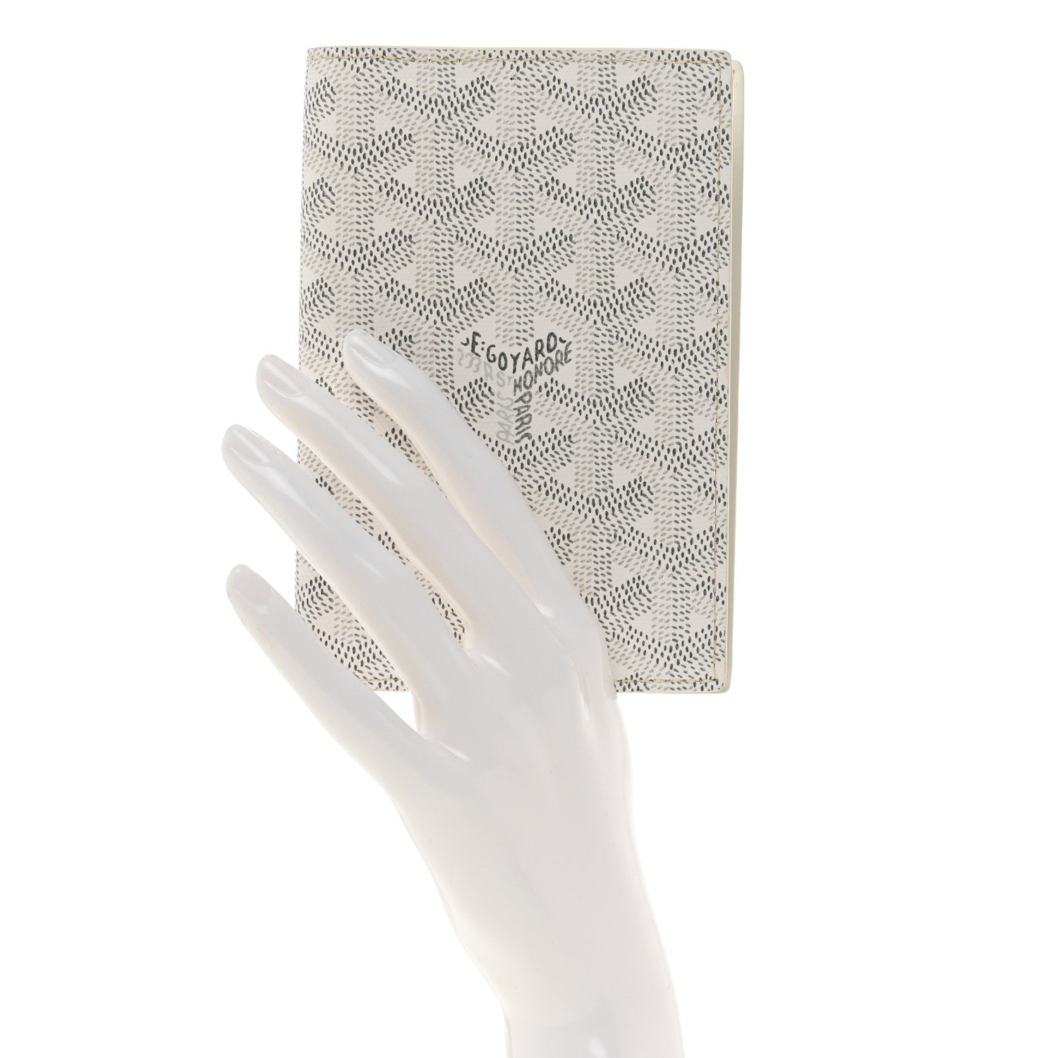 Goyard Goyardine Passport Wallet White 2 of 7