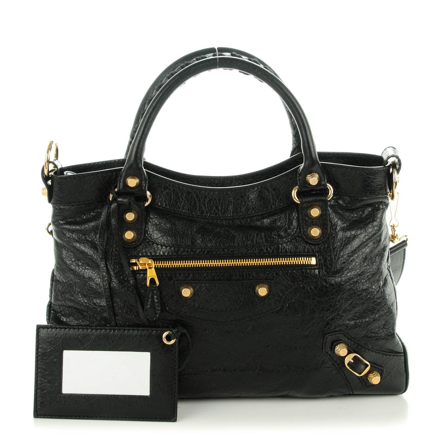 Agneau Giant 12 Gold Hardware Town Black