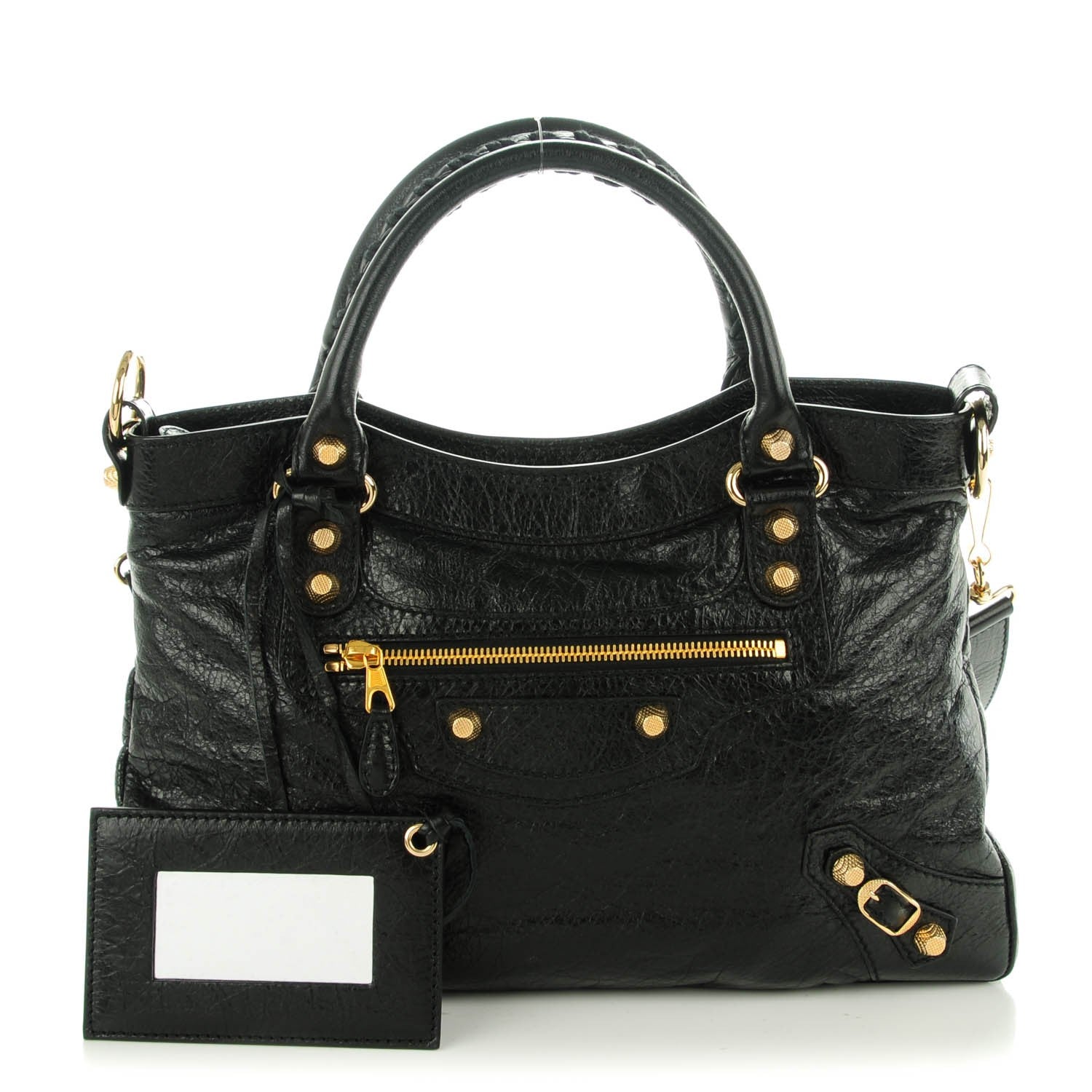 Balenciaga Agneau Giant 12 Gold Hardware Town Black 1 of 8