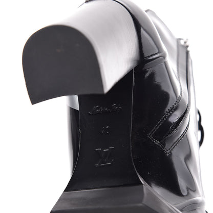 Louis Vuitton Patent Calfskin Spaceship Star Trail Ankle Boots 40 Black 6 of 6
