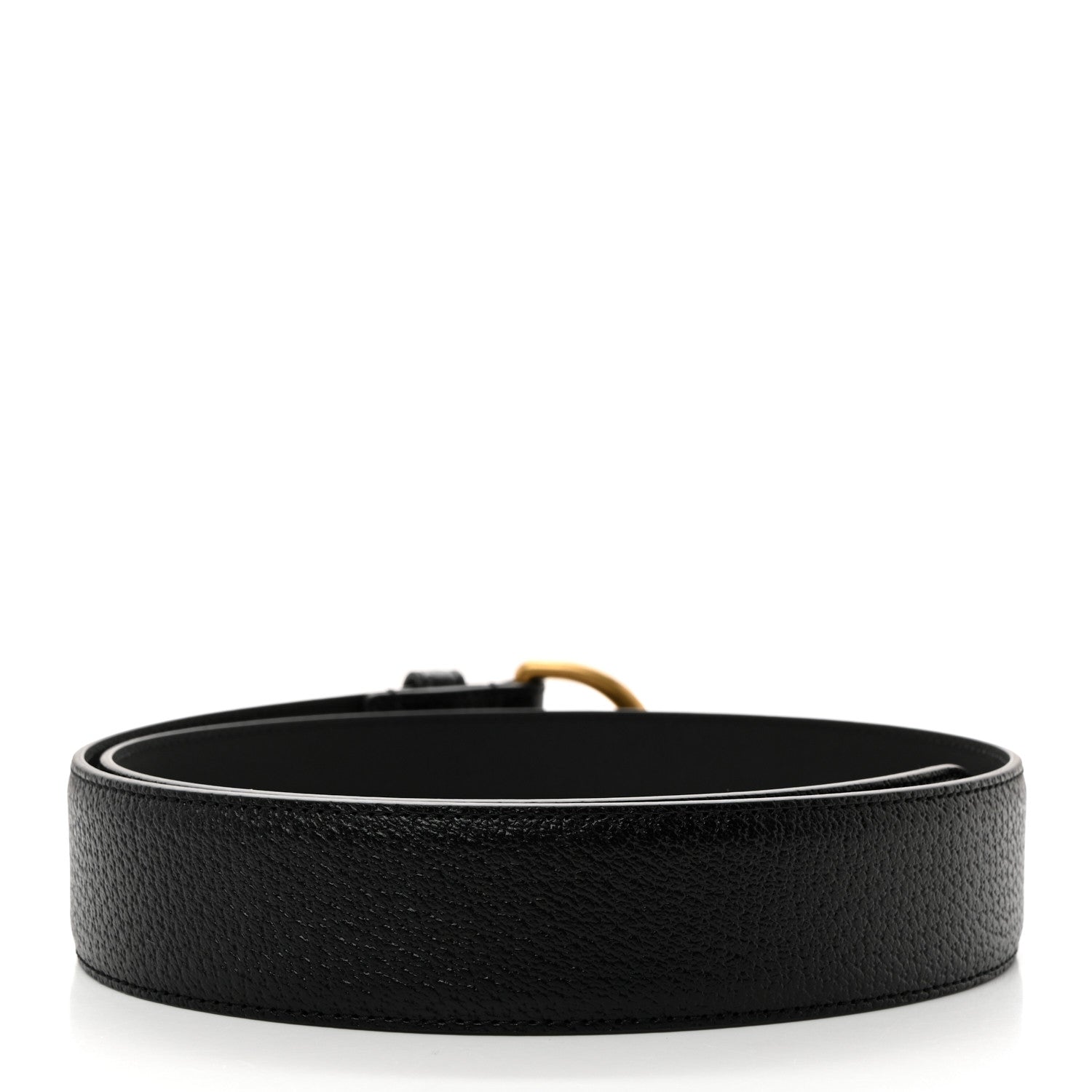 Gucci Textured Dollar Calfskin 40mm Belt 85 34 Black 2 of 5