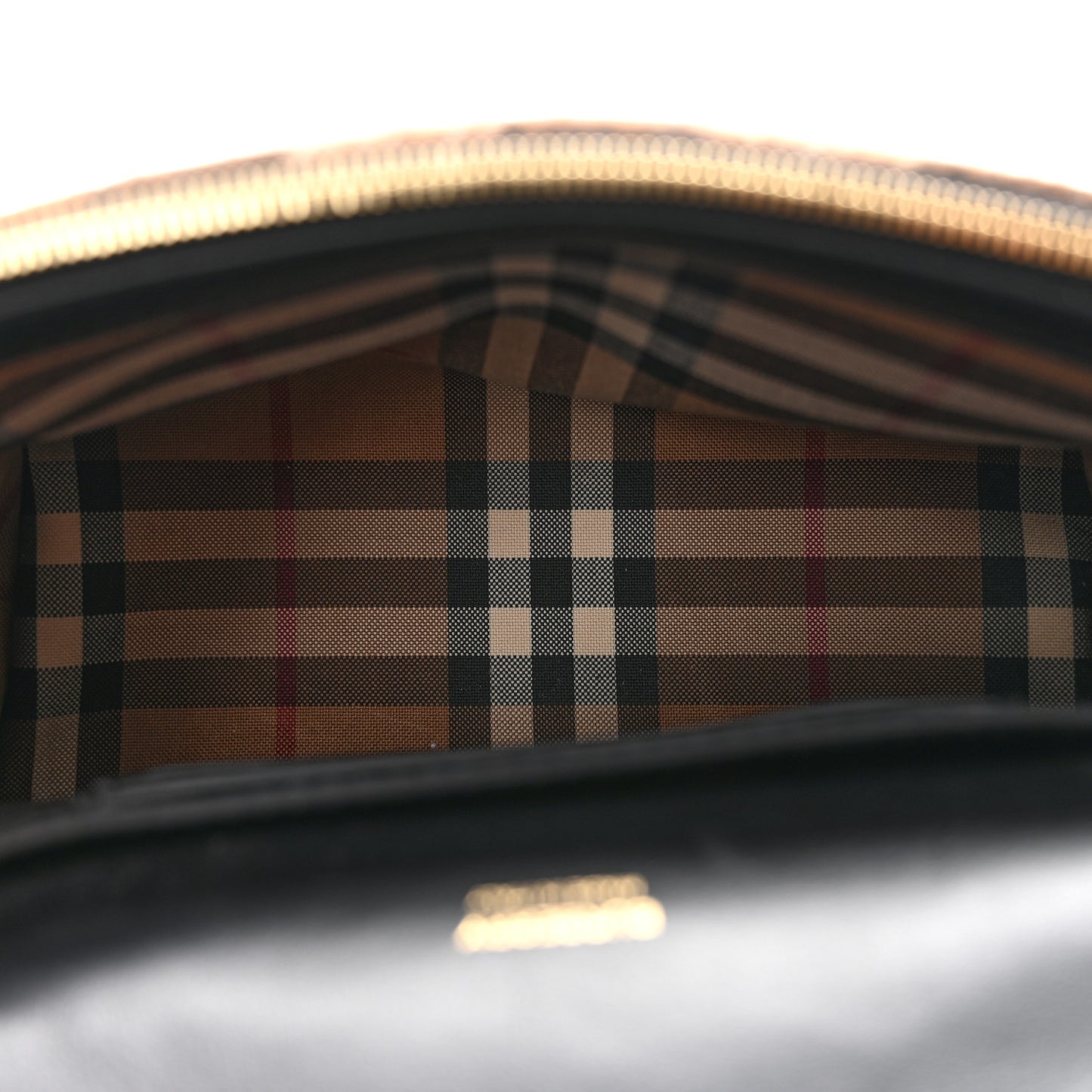 Cashmere Hackberry Check Note Medium Crossbody Bag Brown