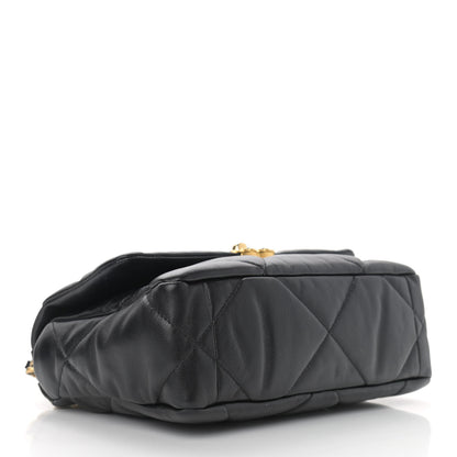 Chanel Goatskin Quilted Medium Chanel 19 Flap Black 4 of 11