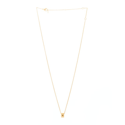 Chanel 18K Yellow Gold Coco Crush Round Pendant Necklace 2 of 6