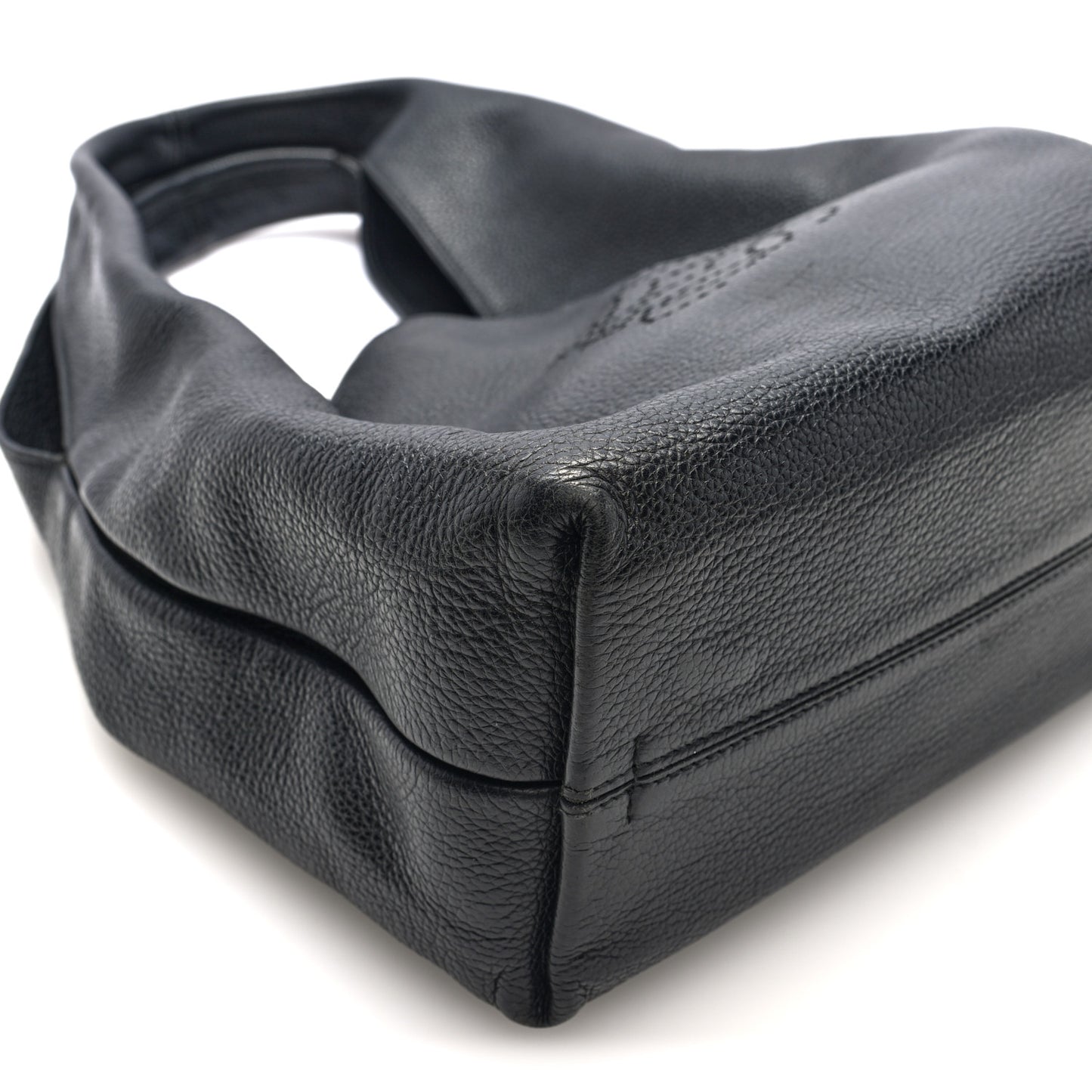 Calfskin Dunas Hobo Black