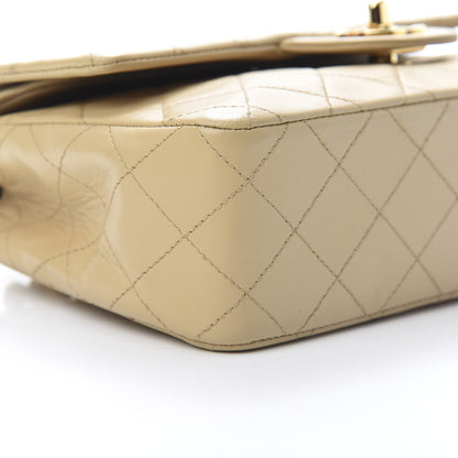 Chanel Lambskin Quilted Small Double Flap Beige 13 of 15