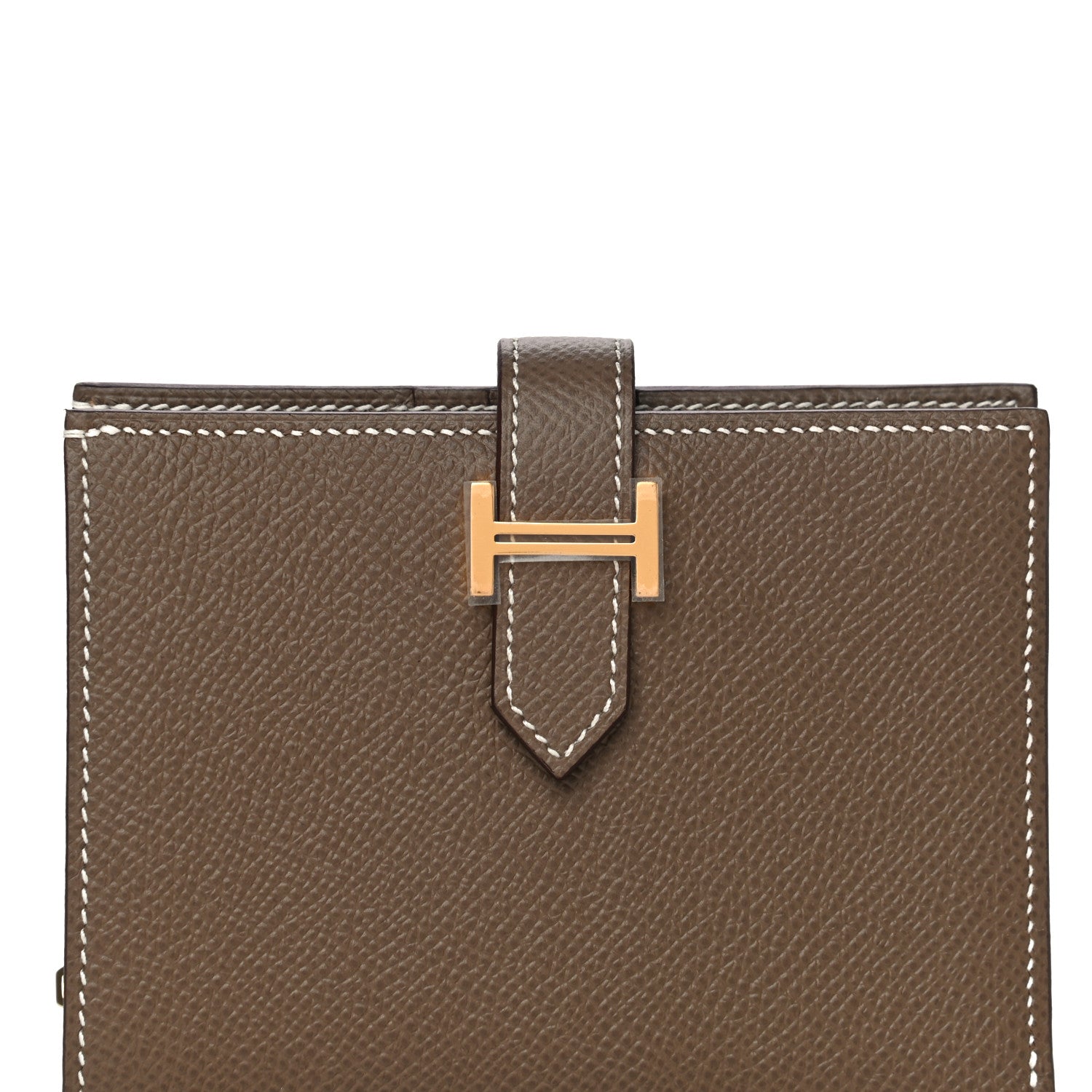Hermes Epsom Bearn Compact Wallet Etoupe 7 of 10