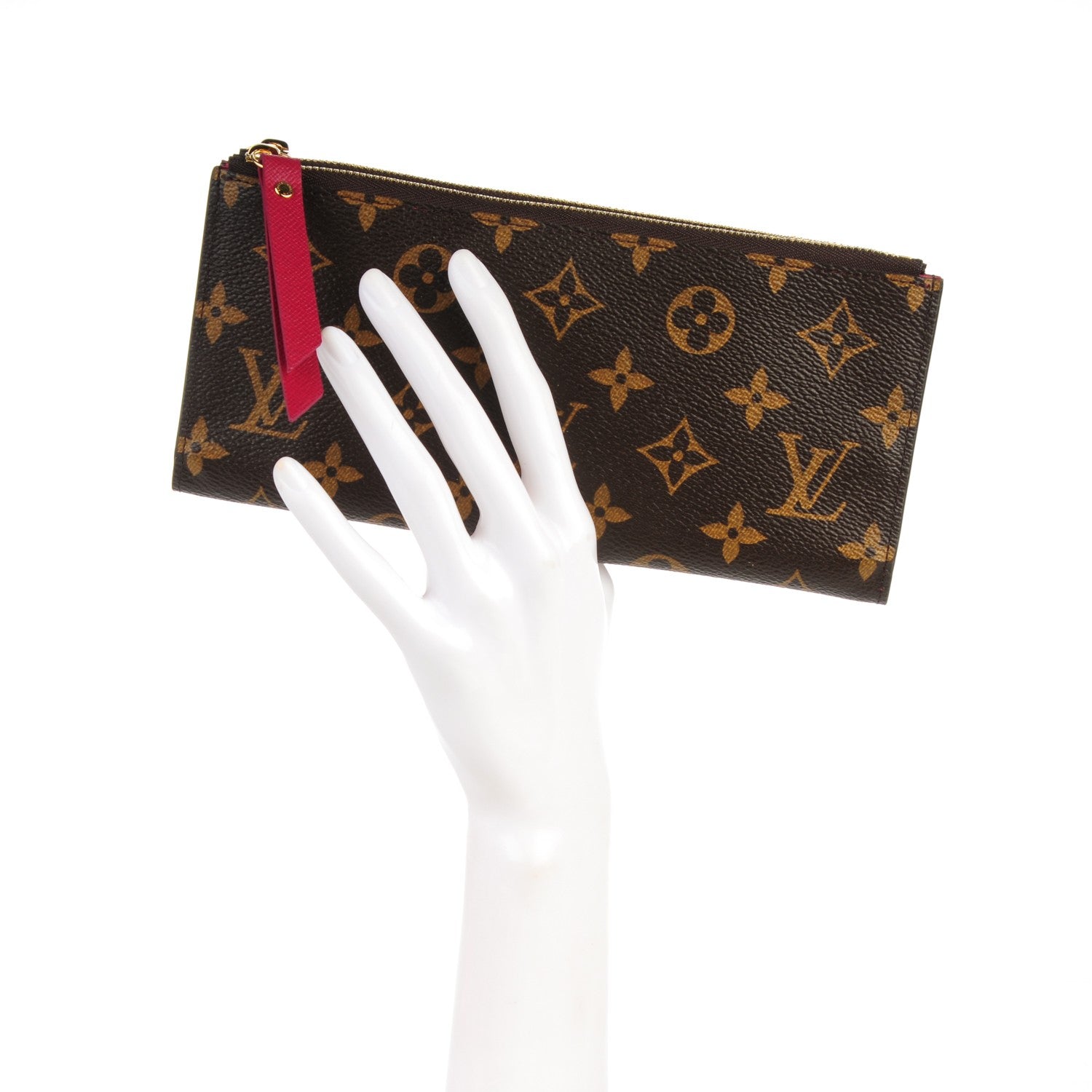 Louis Vuitton Monogram Adele Wallet Fuchsia 2 of 7