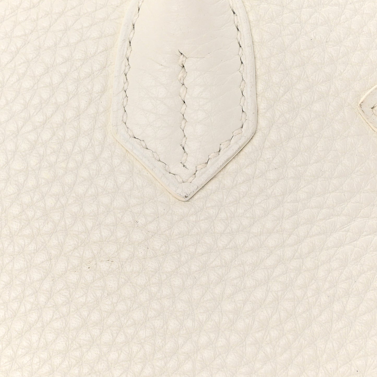 Taurillon Clemence Birkin 30 White