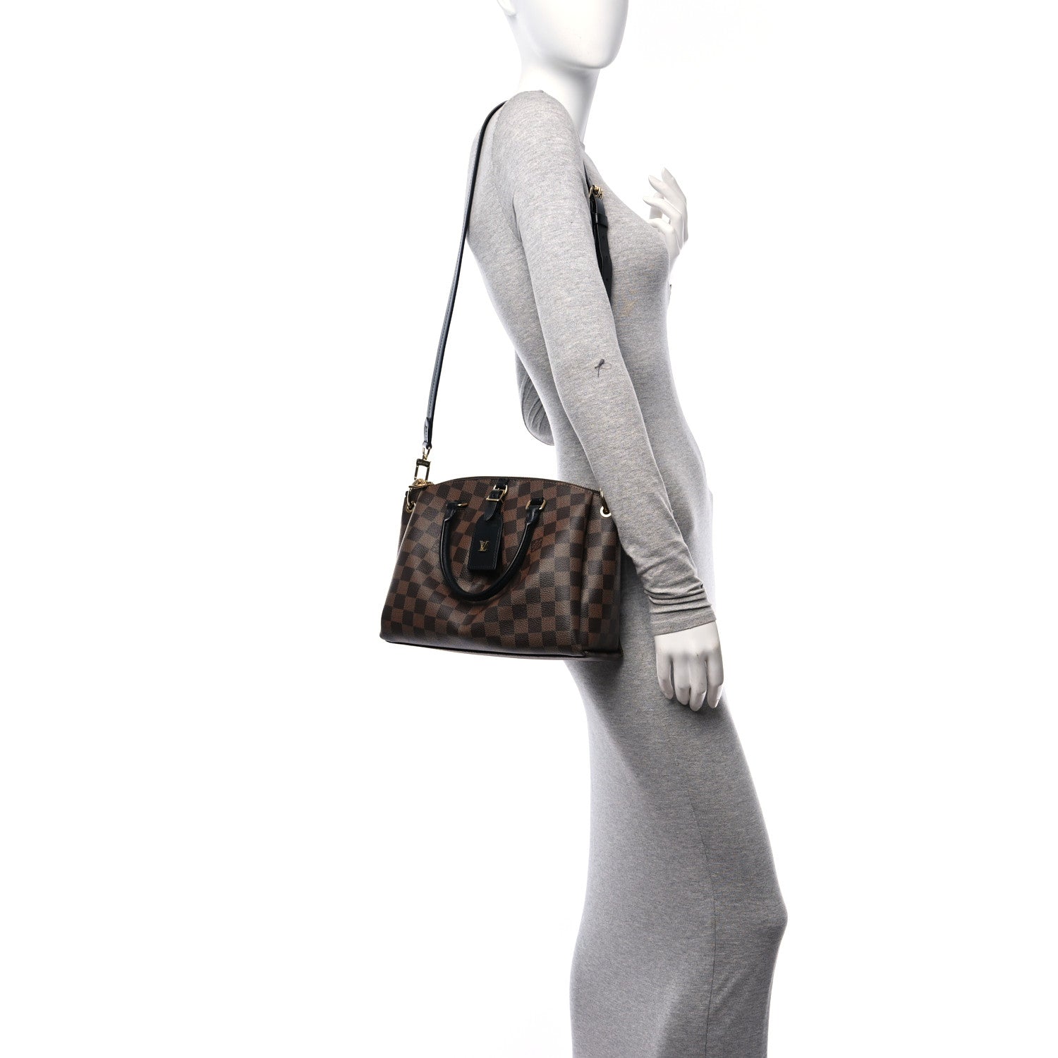 Louis Vuitton Damier Ebene Odeon Tote PM Black 2 of 9