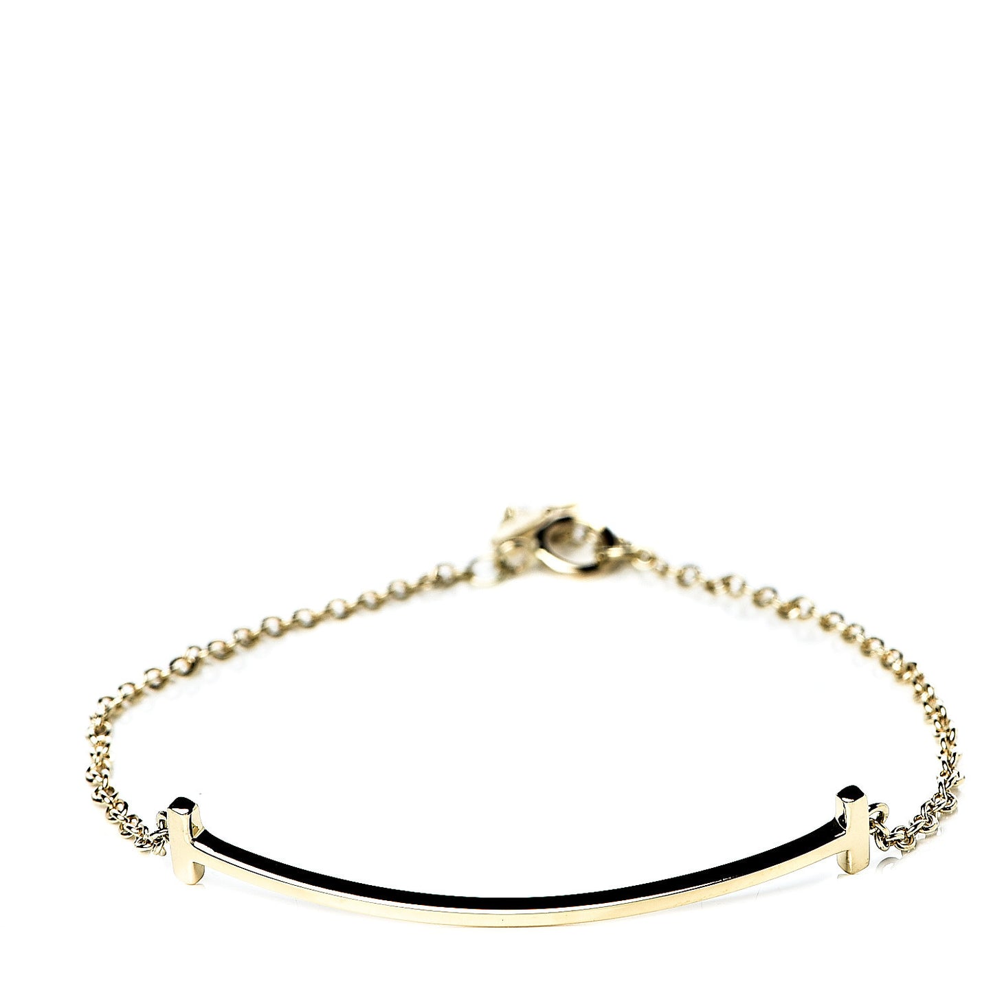 18K Yellow Gold T Smile Bracelet