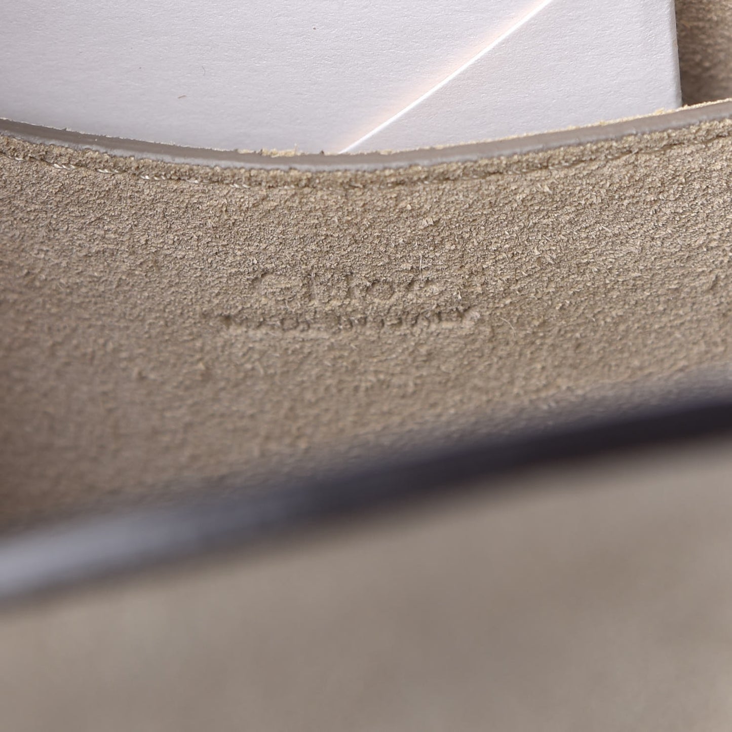 Metallic Calfskin Suede Small Pixie Bag Gold