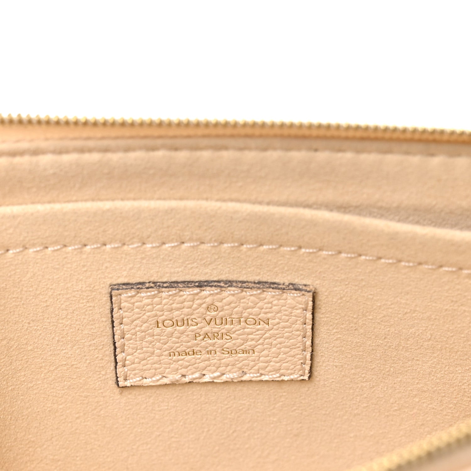 Louis Vuitton Empreinte Monogram Giant Multi Pochette Accessories Cream 6 of 9