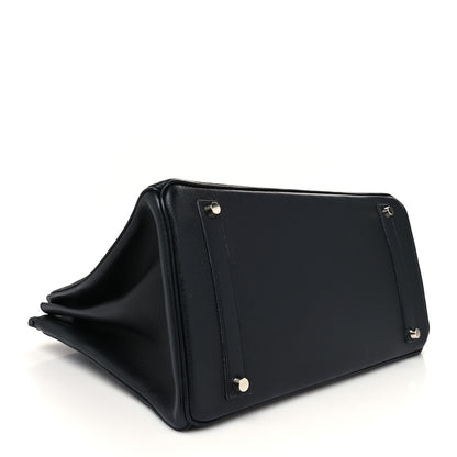 Hermes Taurillon Clemence Birkin 35 Black 4 of 13