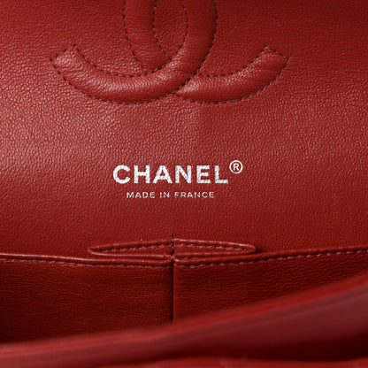 Chanel Lambskin Quilted Medium Double Flap Red 6 of 21