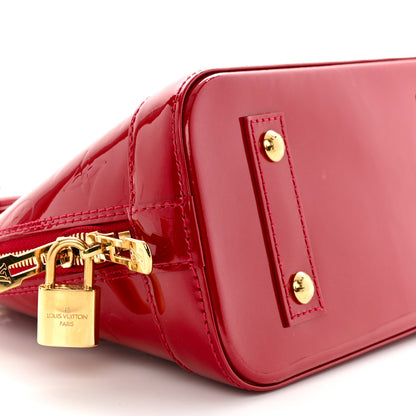 Louis Vuitton Vernis Alma BB Pomme D'Amour 8 of 9