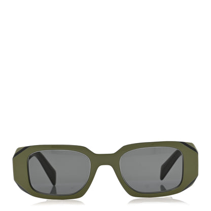 Prada Acetate Symbole Sunglasses SPR 17W Green 2 of 7