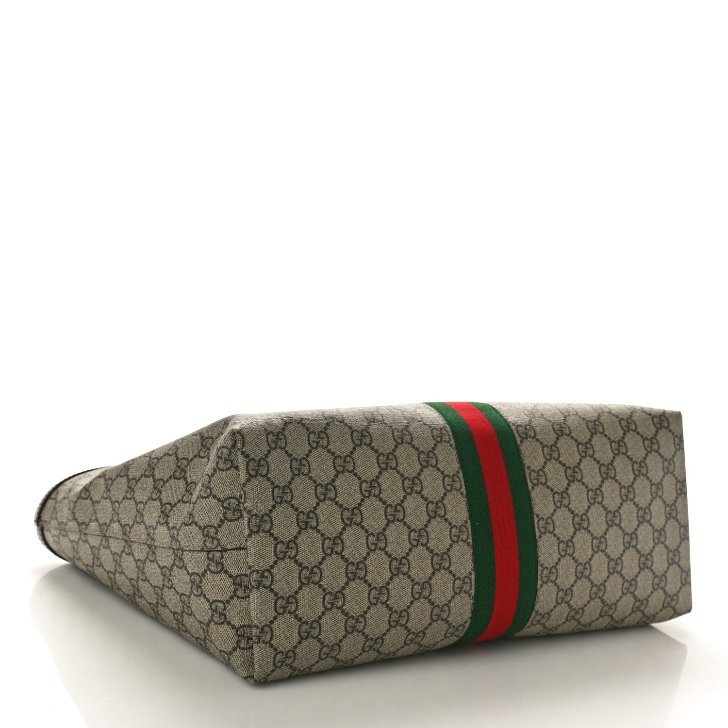 Gucci GG Supreme Monogram Medium Ophidia Shopping Tote Brown 4 of 10