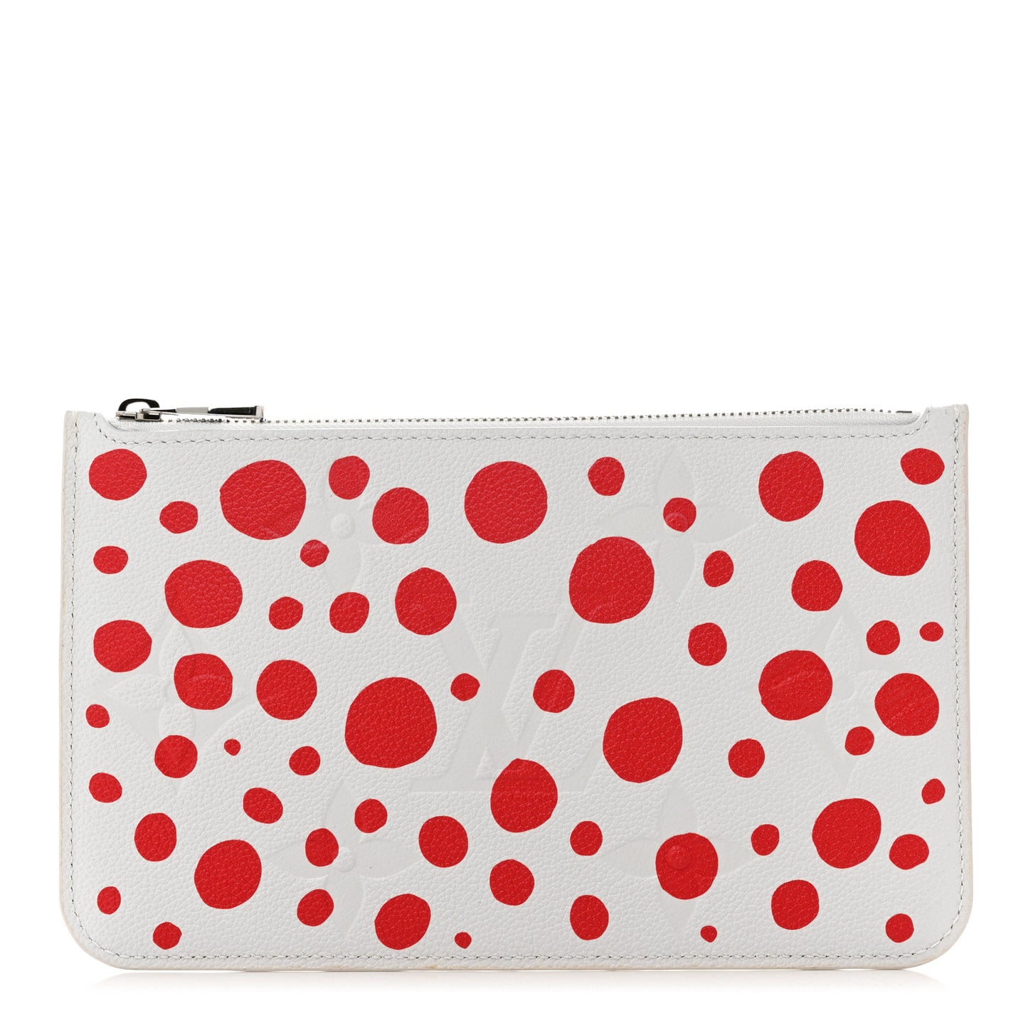 LV X YK Empreinte Infinity Dots Neverfull MM Pochette Rouge White