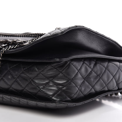 Chanel Calfskin Enchained XL Boy Flap Black 7 of 9