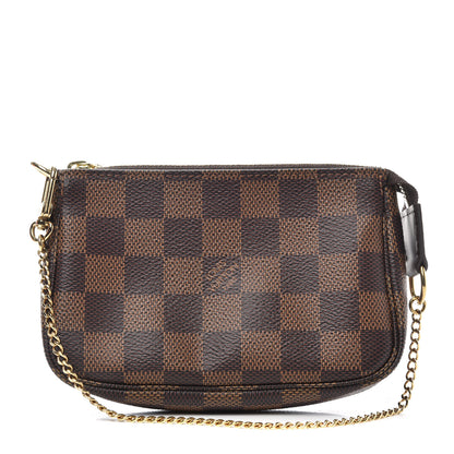 Louis Vuitton Damier Ebene Mini Pochette Accessories 1 of 8