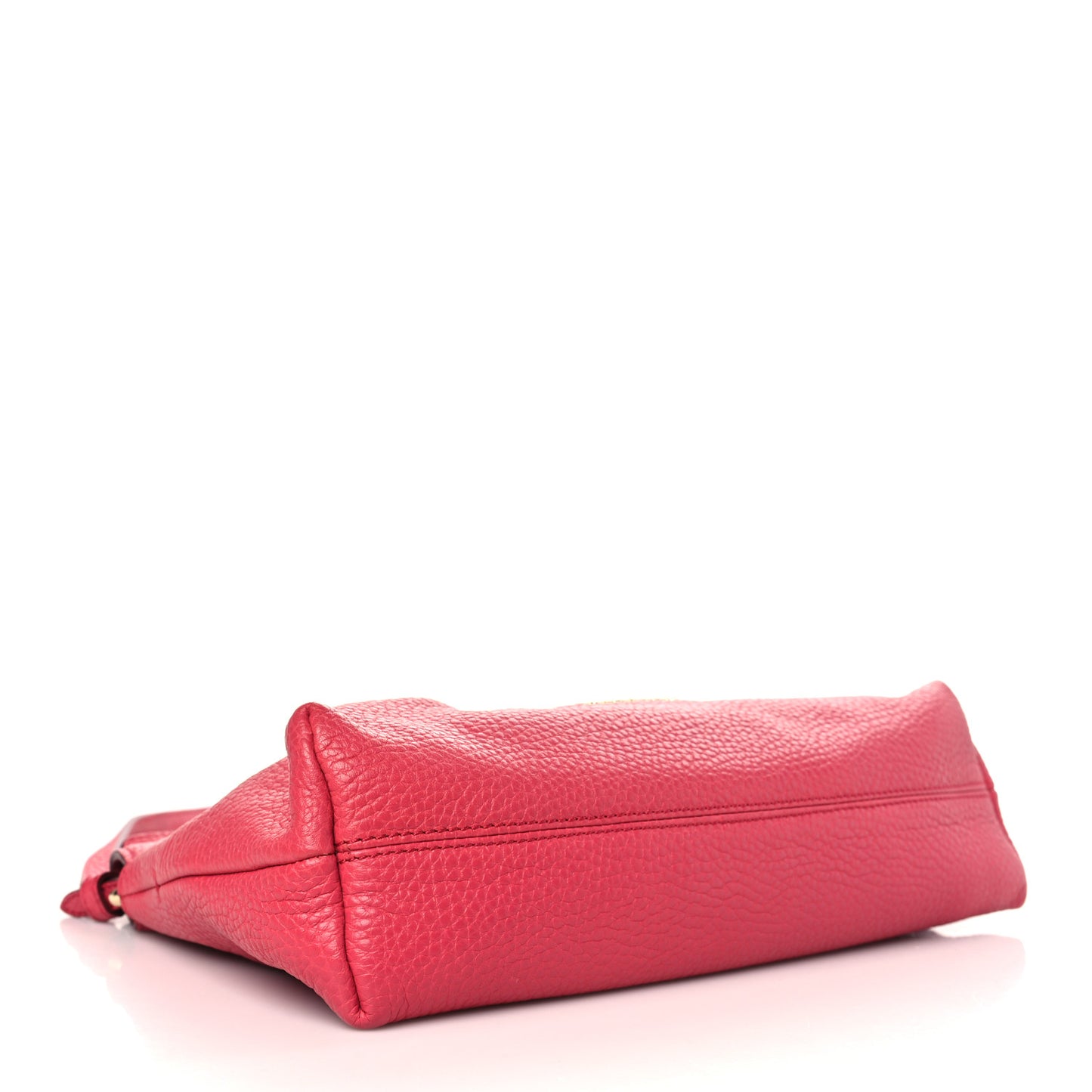 London Grainy Calfskin Small Leah Pink Azalea