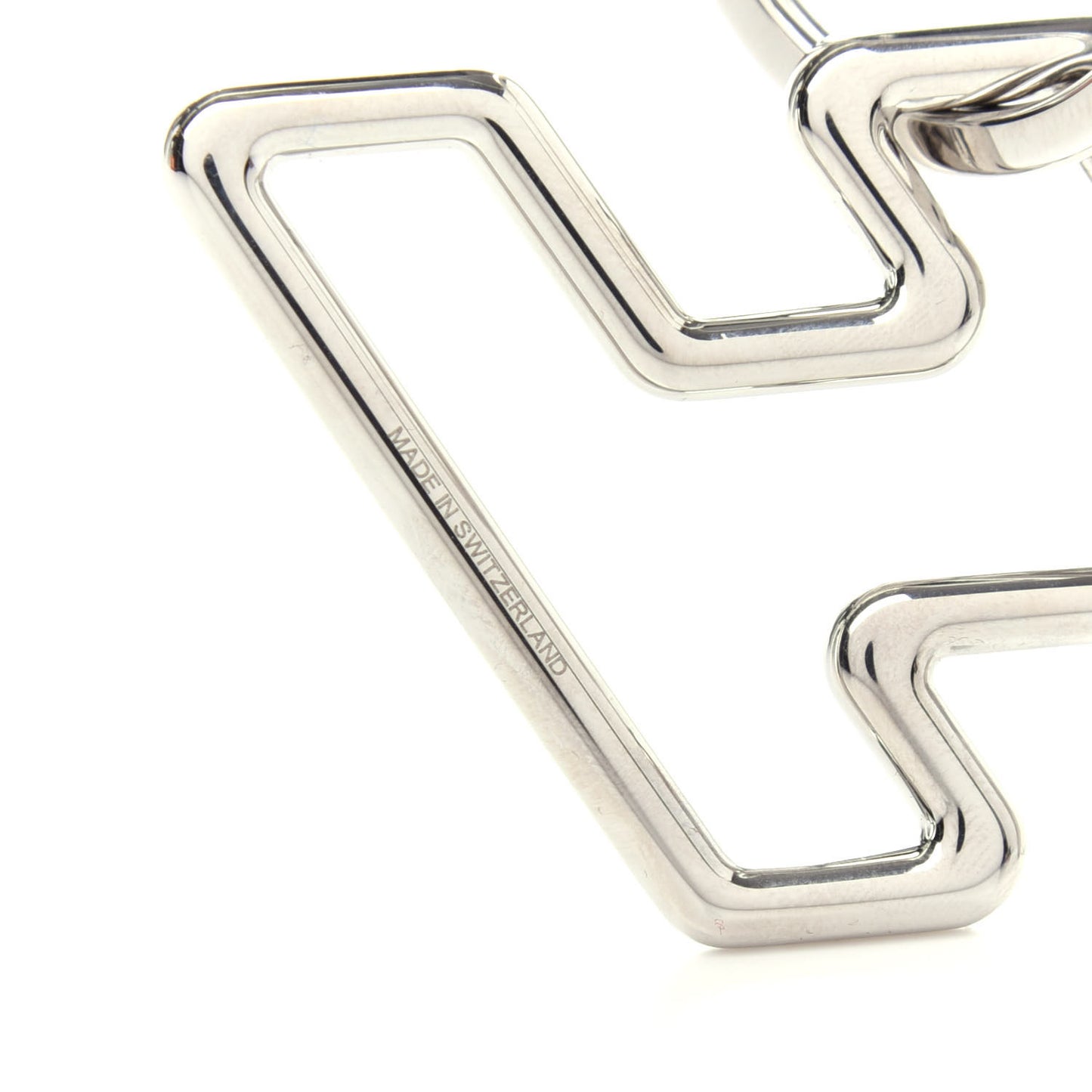 Stainless Steel H Too Speedy Key Ring