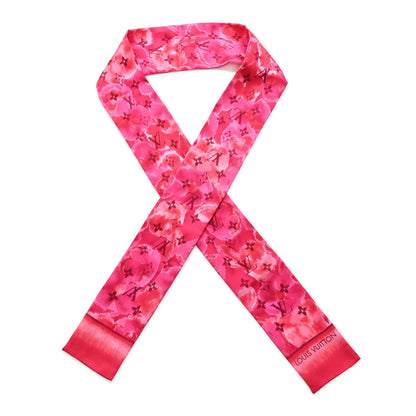 Louis Vuitton Silk Monogram Ikat Summer Bandeau Rose Indien 1 of 3