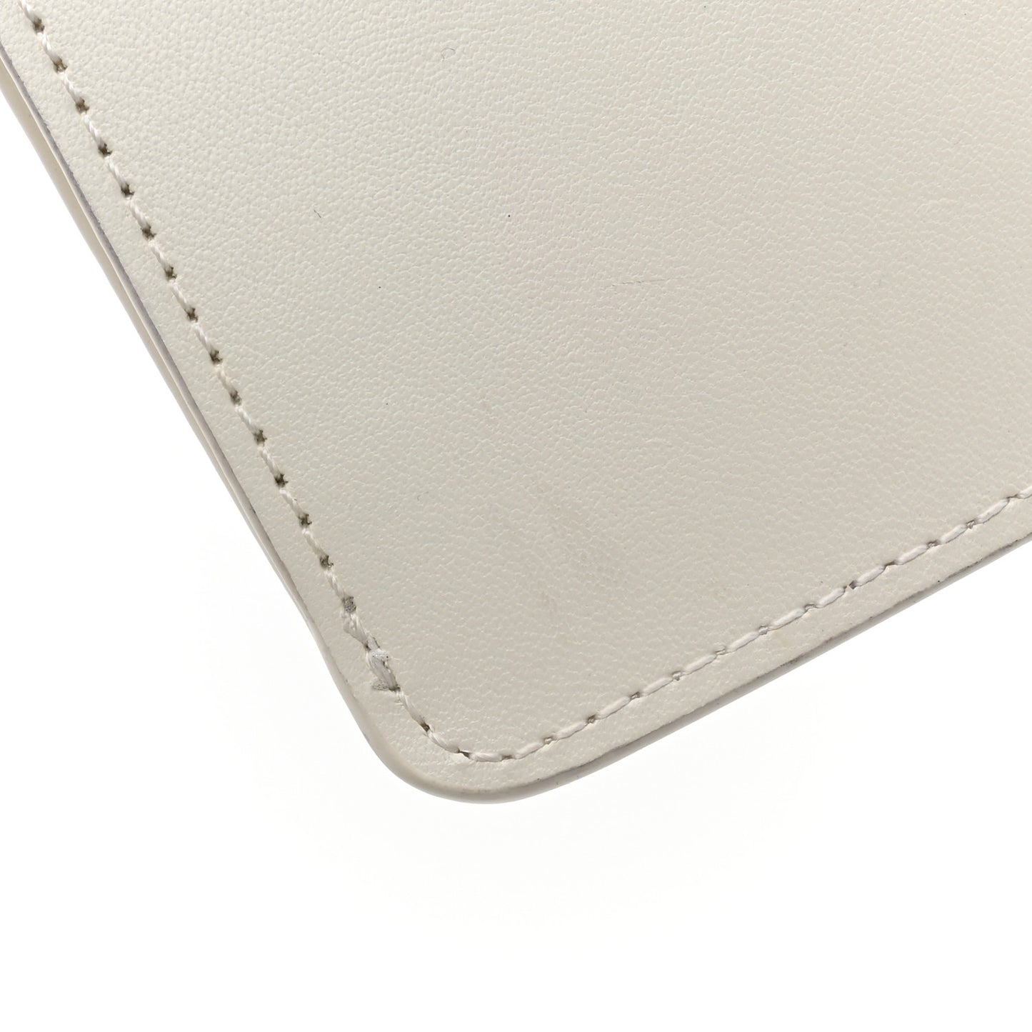 Smooth Calfskin Sunglasses Pouch White