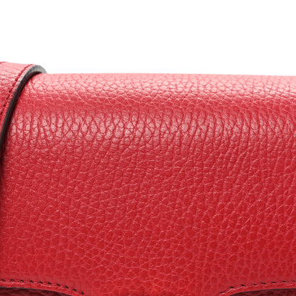 Gucci Dollar Calfskin Small Interlocking G Shoulder Bag Red 8 of 10