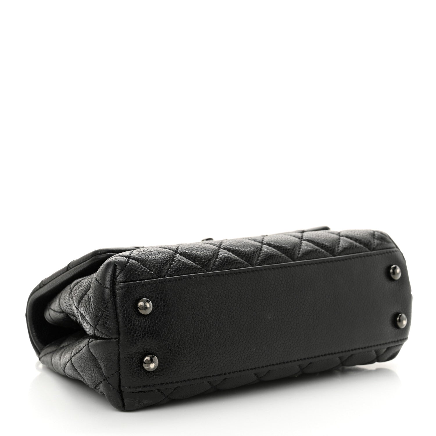 Chanel Caviar Quilted Mini Coco Handle Flap So Black 4 of 14