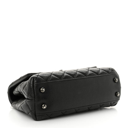 Chanel Caviar Quilted Mini Coco Handle Flap So Black 4 of 14