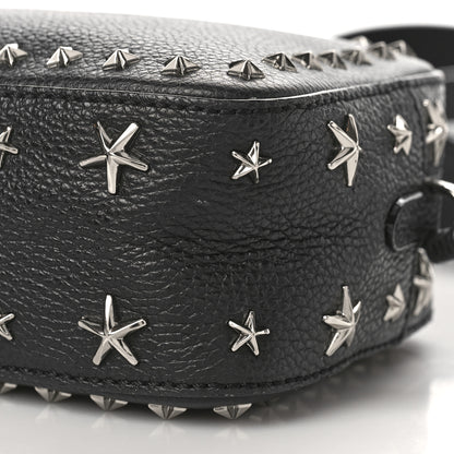 Jimmy Choo Calfskin Star Studded Pegasi Camera Crossbody Bag Black 8 of 8