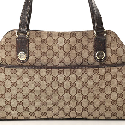 Gucci Monogram Medium Charmy Shoulder Bag Brown 8 of 15