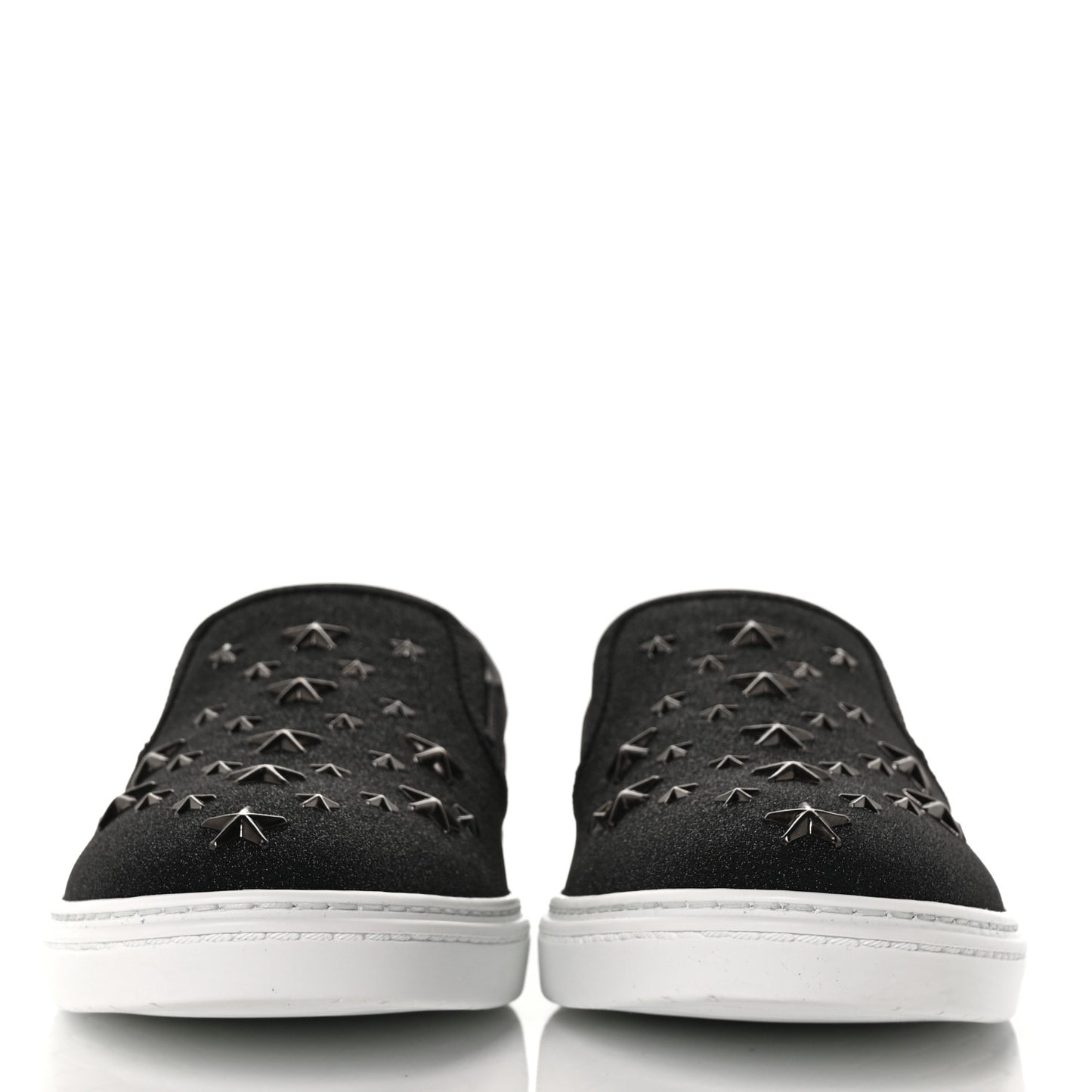 Fine Glitter Suede Mens Grove Sneakers 43.5 Black