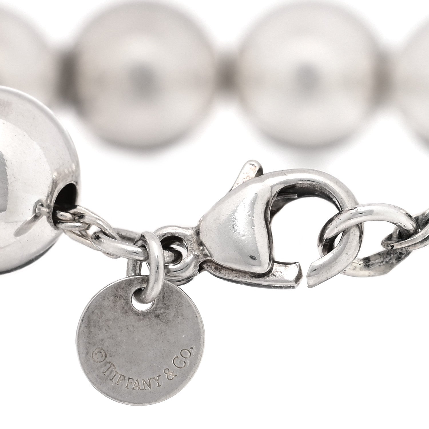Tiffany Sterling Silver 10mm Hardwear Ball Bracelet 1959515
